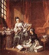 Francois Boucher The Milliner china oil painting artist